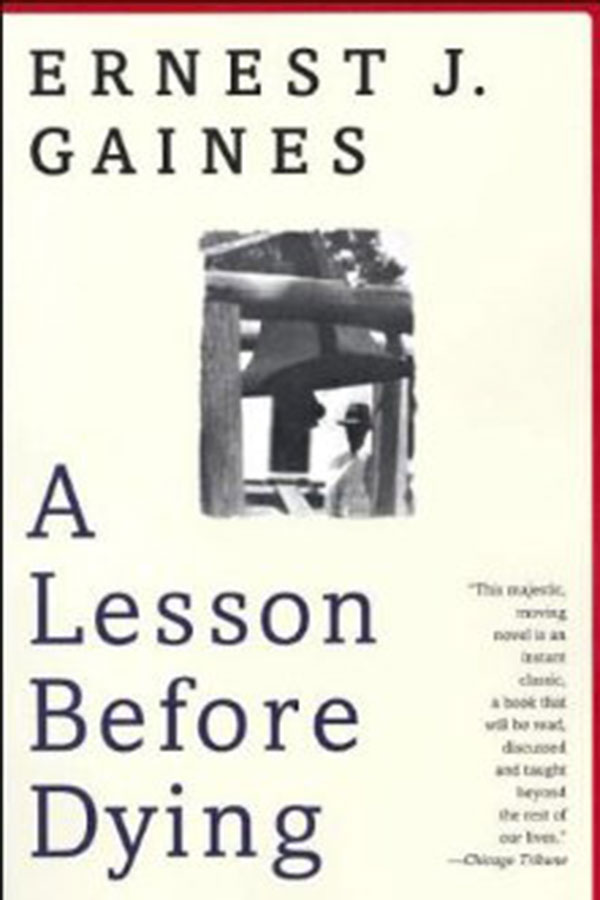 The book clubs first read will be A Lesson Before Dying by Ernest J. Gaines. 