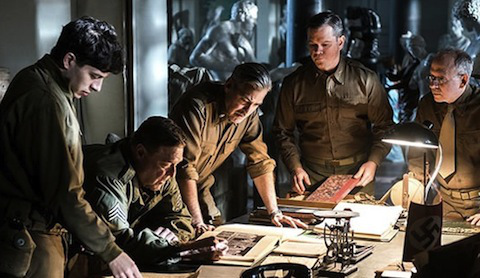 The Monuments Men, a mostly blank canvas